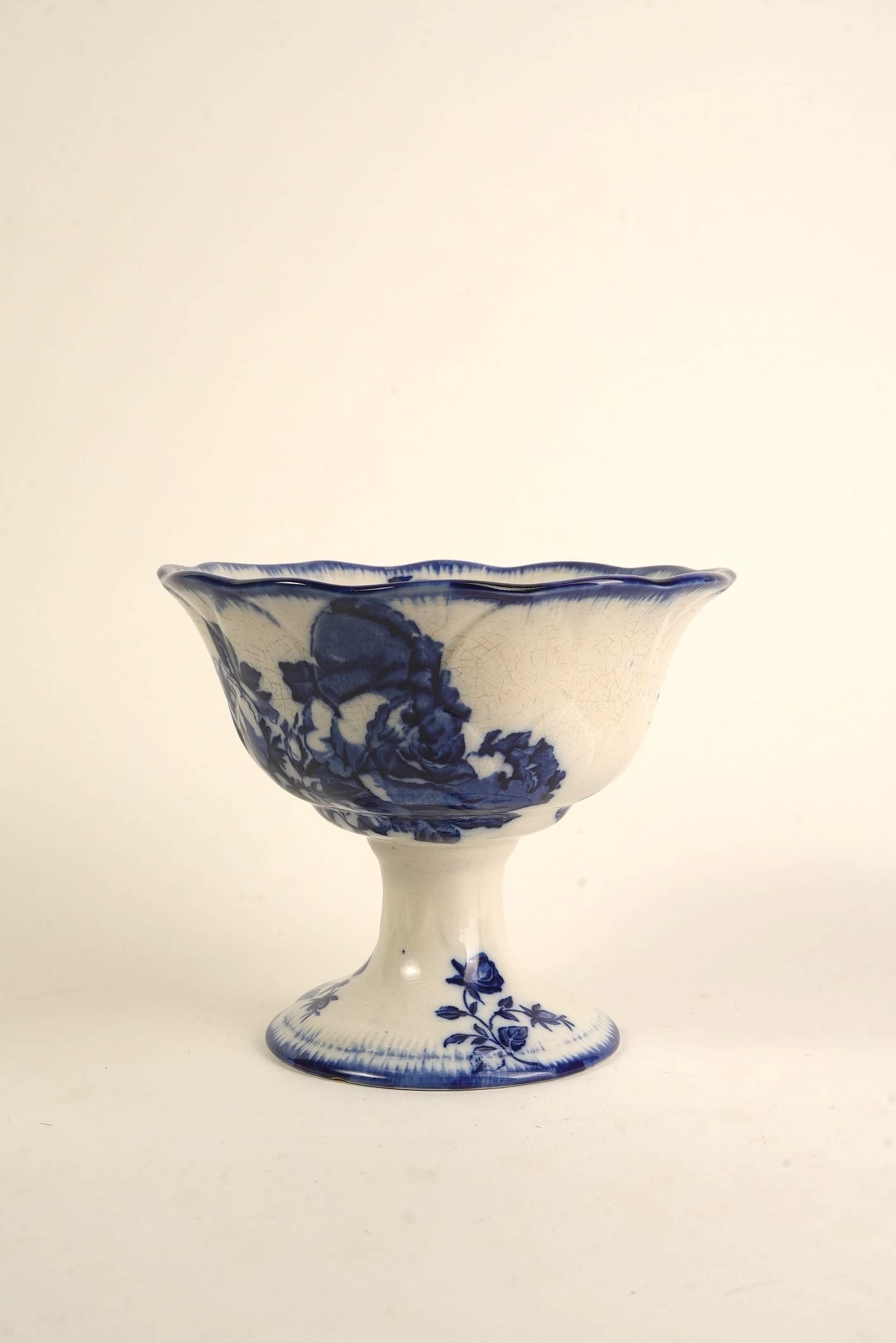 Antique Blakeney Ironstone Pedestal Centre Piece