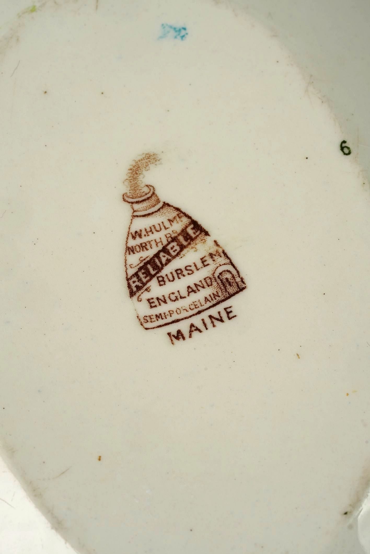 Antique William Northwood “Maine” Pattern Gravy Dish & Ladle | Set of 2