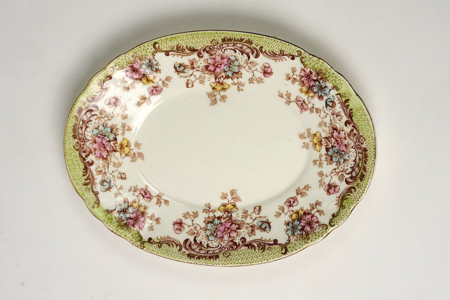 Antique William Northwood “Maine” Pattern Gravy Dish & Ladle | Set of 2