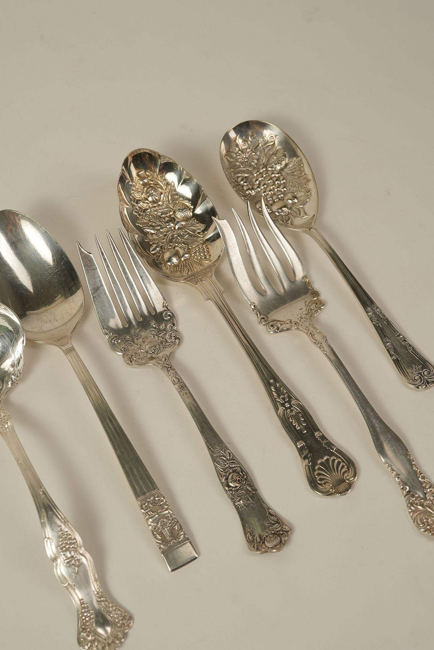 Antique Rosalie Serving Fork