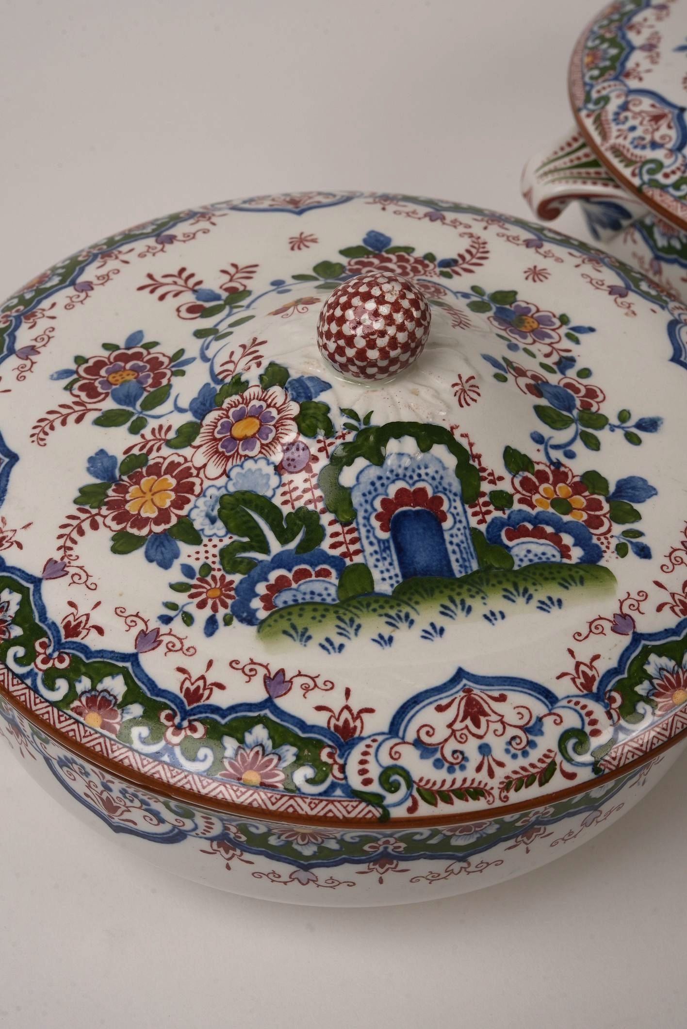 Antique Booths 'Old Dutch Peacock' China Dinner Service
