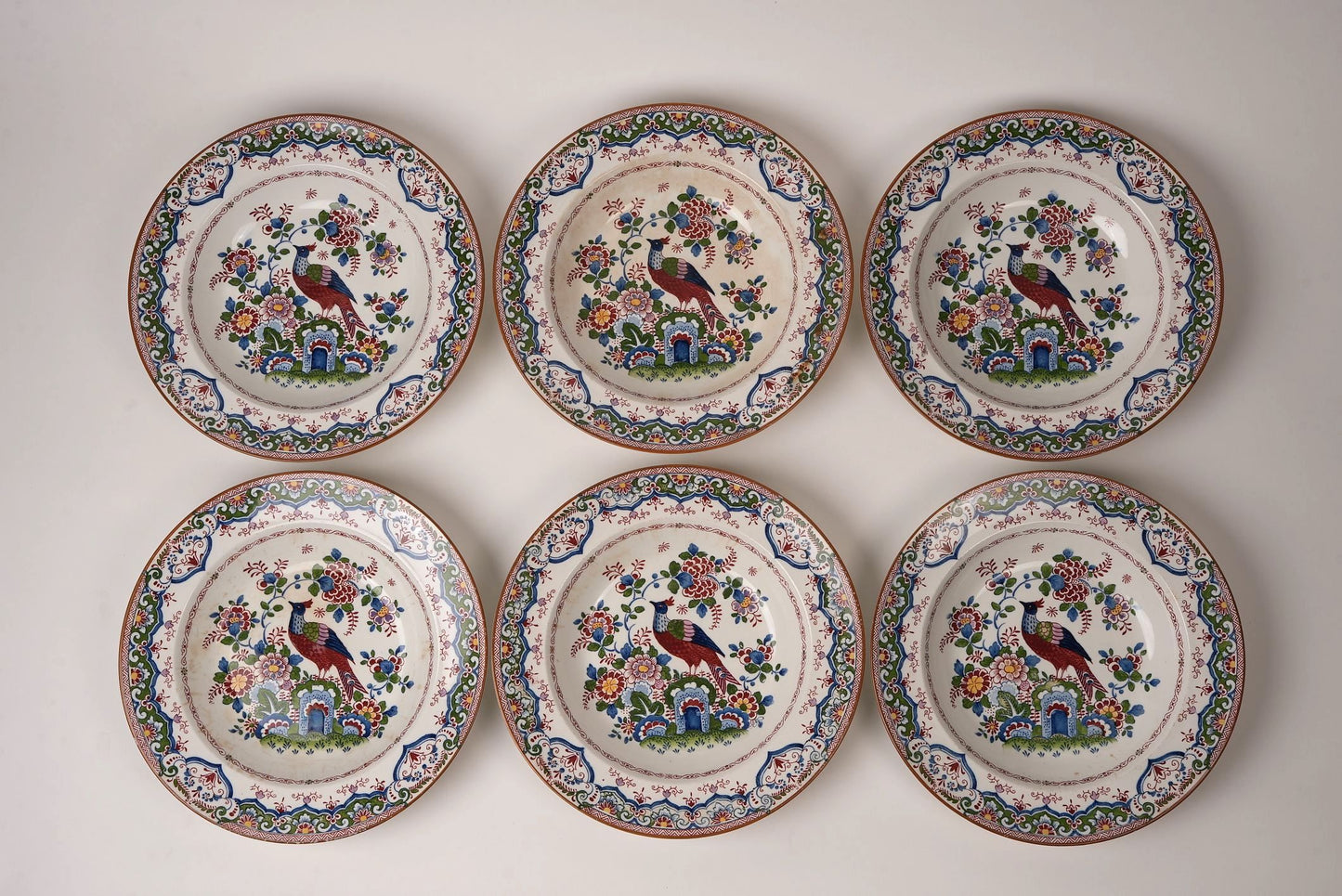 Antique Booths 'Old Dutch Peacock' China Dinner Service
