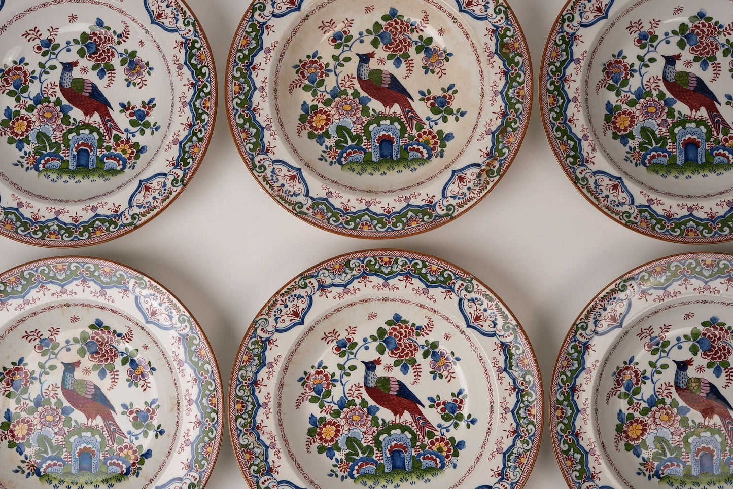 Antique Booths 'Old Dutch Peacock' China Dinner Service