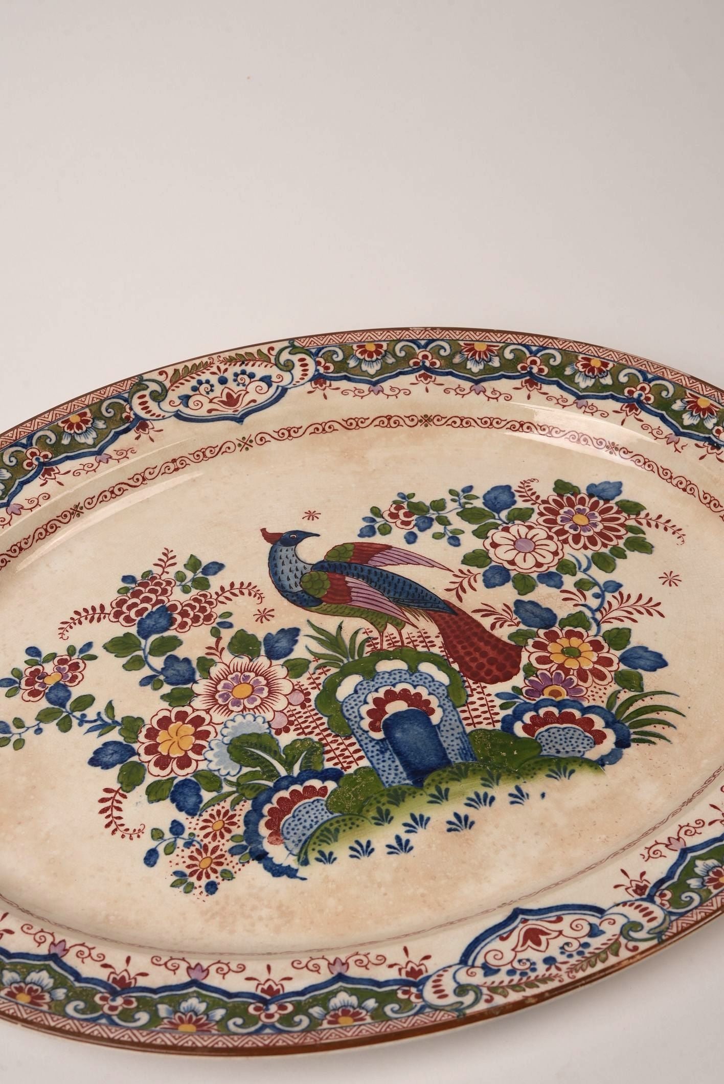 Antique Booths 'Old Dutch Peacock' China Dinner Service