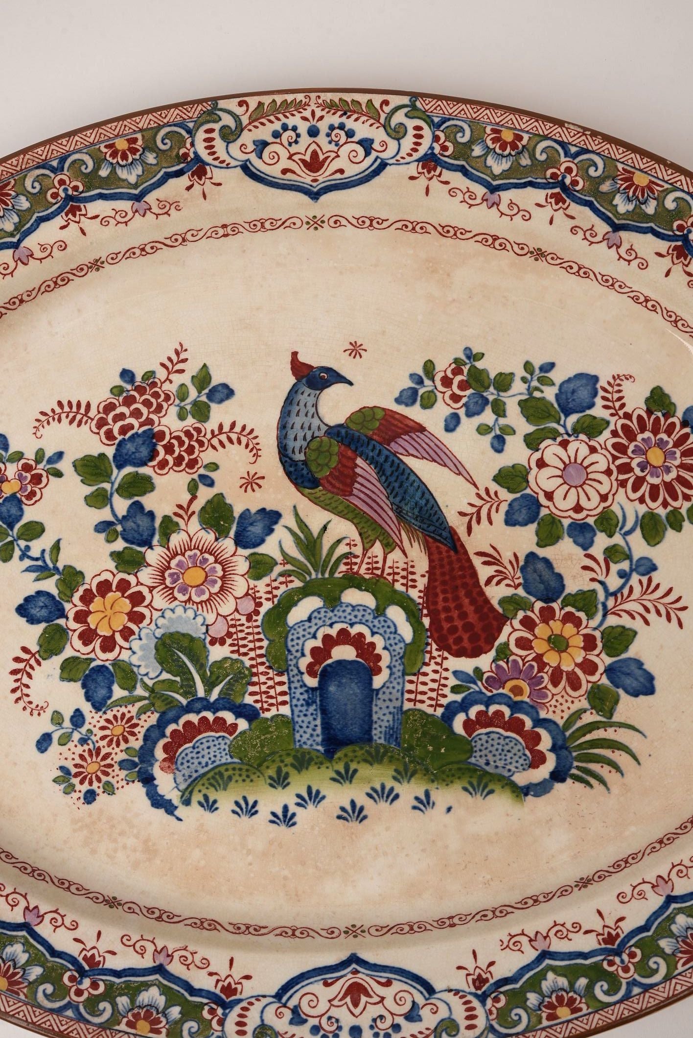 Antique Booths 'Old Dutch Peacock' China Dinner Service