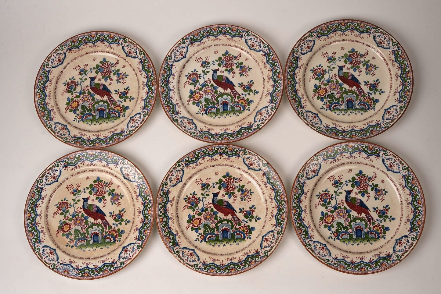 Antique Booths 'Old Dutch Peacock' China Dinner Service