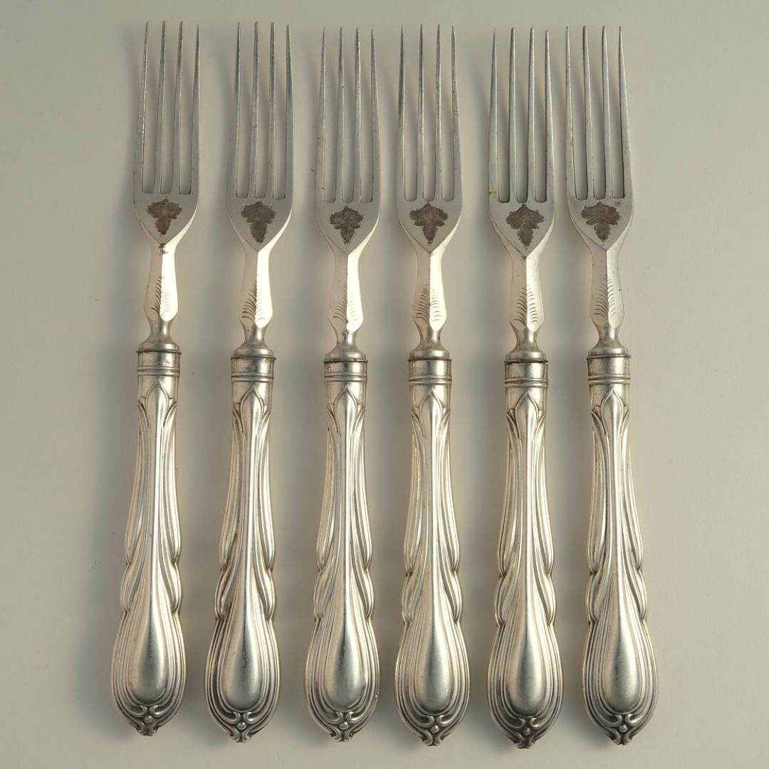 Vintage Silver-plated Forks | Set of 6
