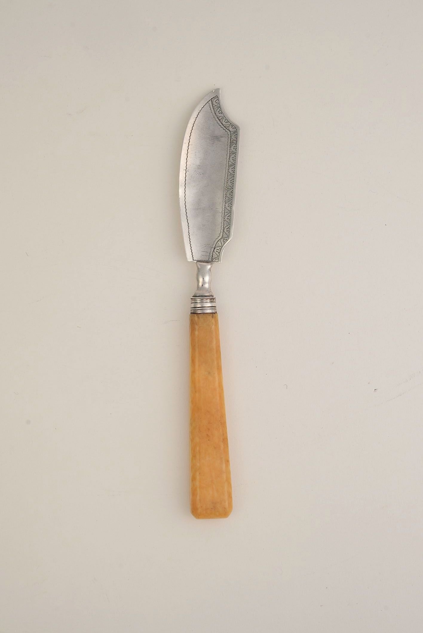 Antique Solid Silver Serving Knife