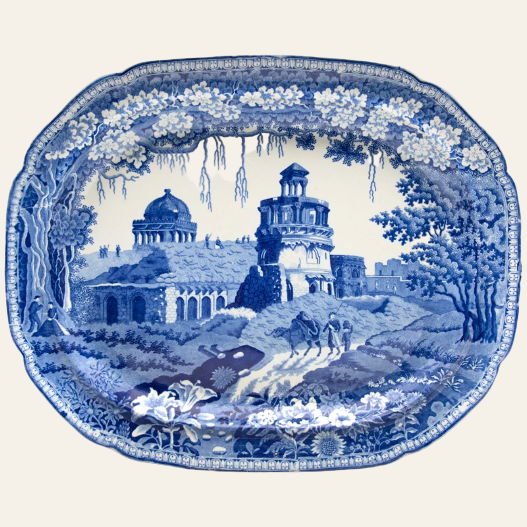 Antique Early 19th Century Rogers Meat Platter | Large