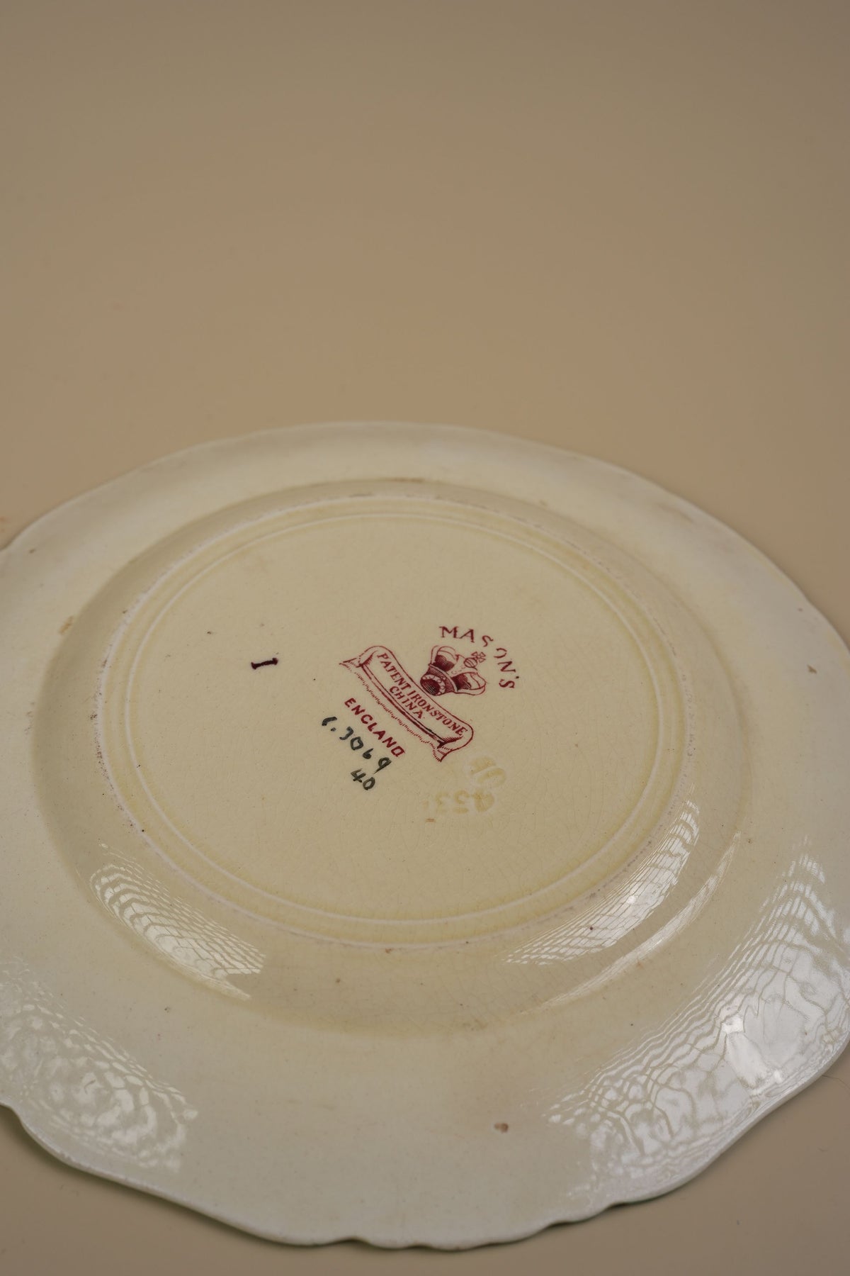 Mason's Ironstone Plates, Exotic Bird & Floral Design | Set of 2