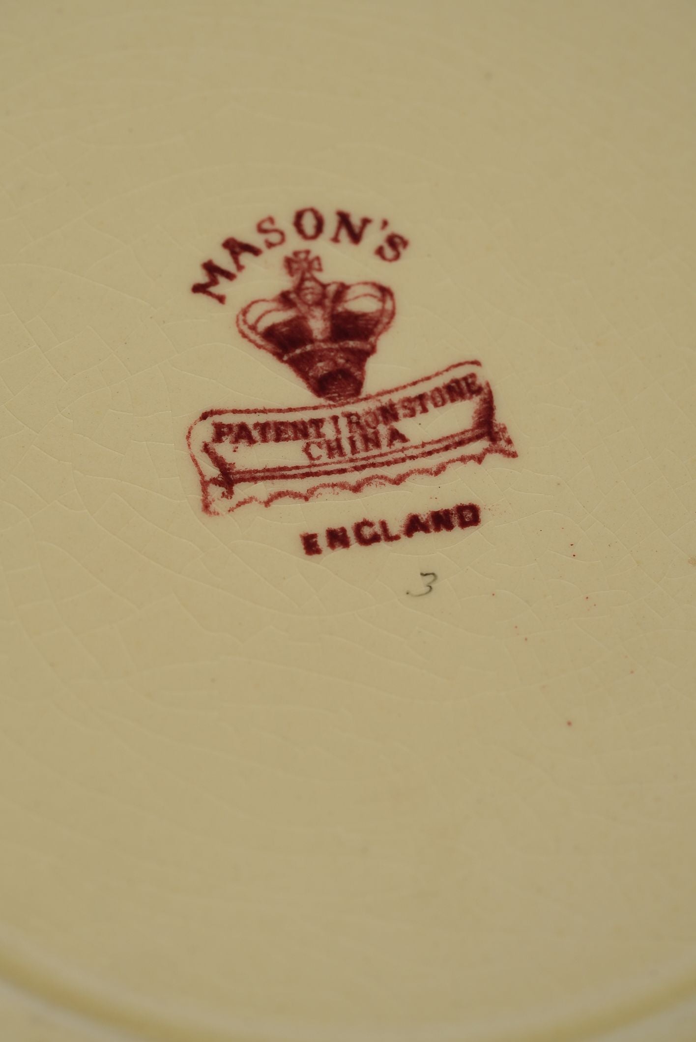 Mason's Handpainted Vintage Plates | Set of 3