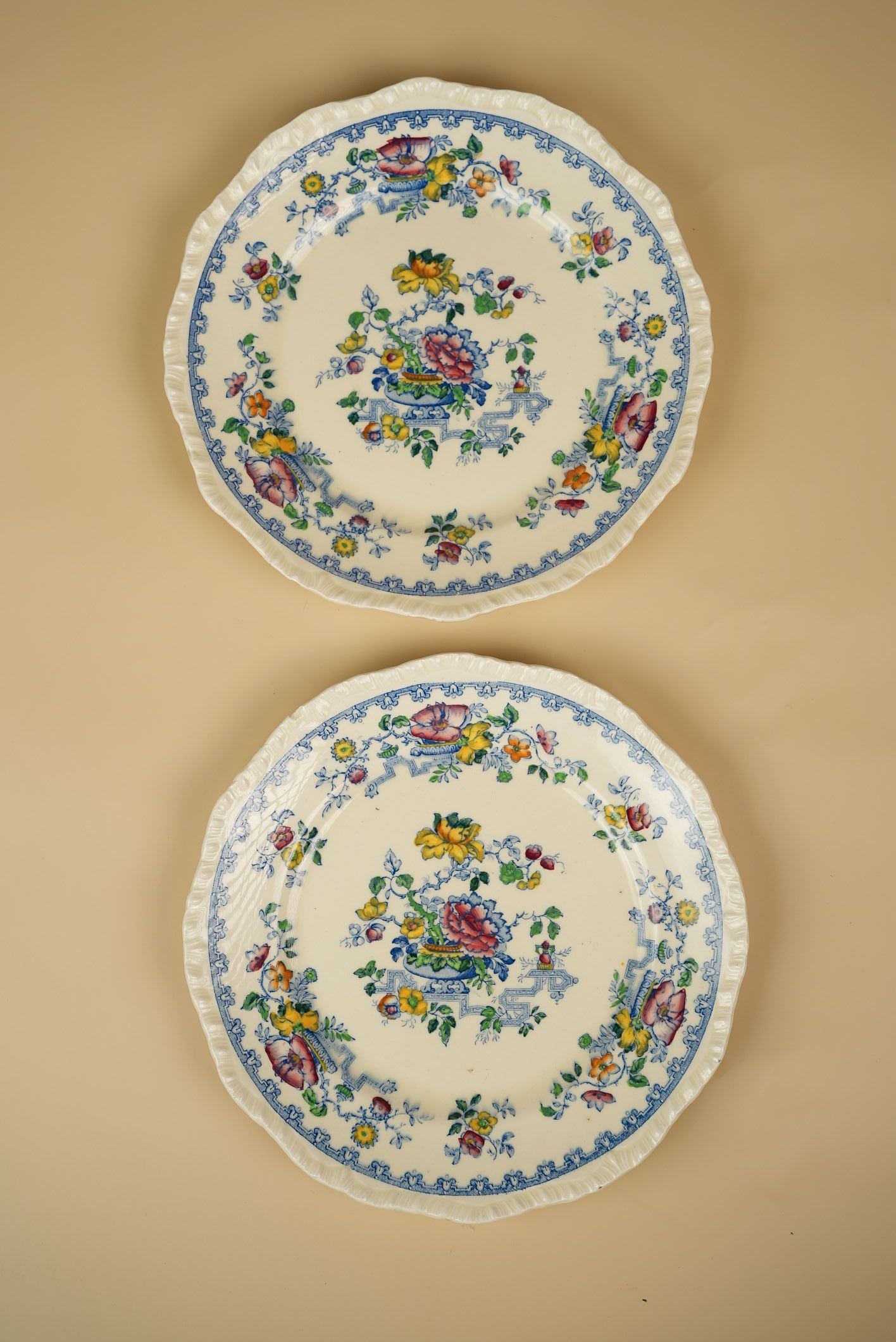 Mason's Vintage Lunch Plates | Set of 2