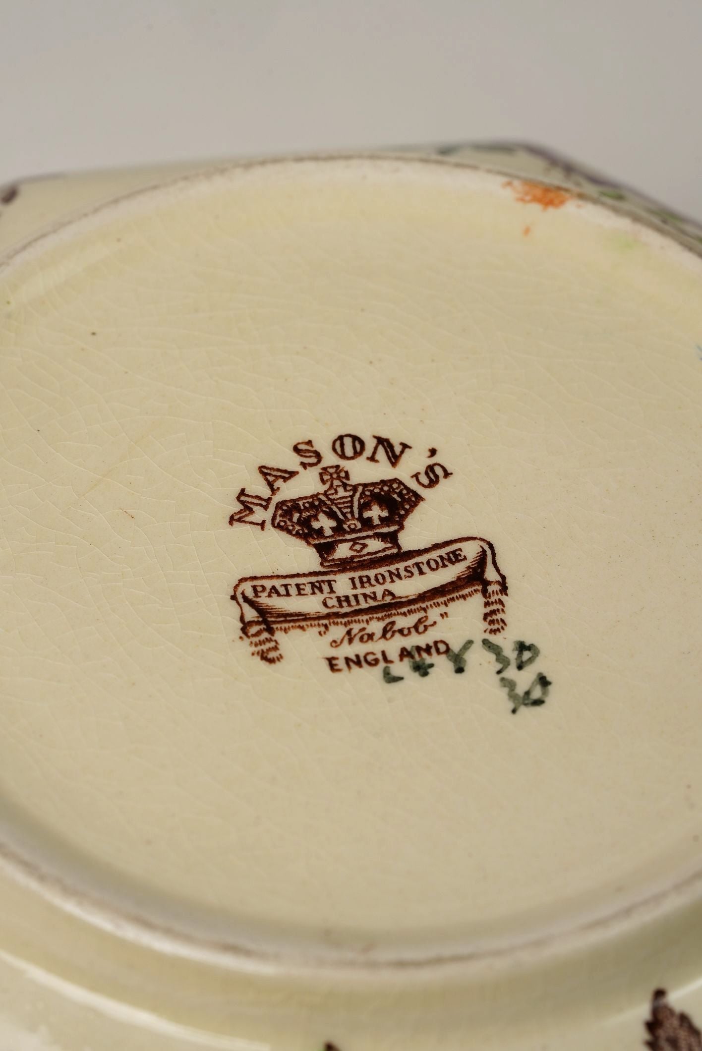 Big Mason's Ironstone 'Nabob' Bowl