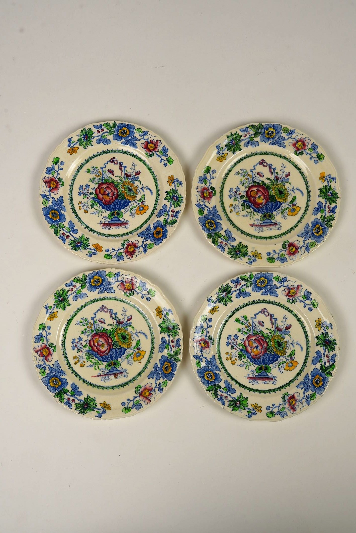 Set of 4 | Mason's Strathmore Vintage Side Plates