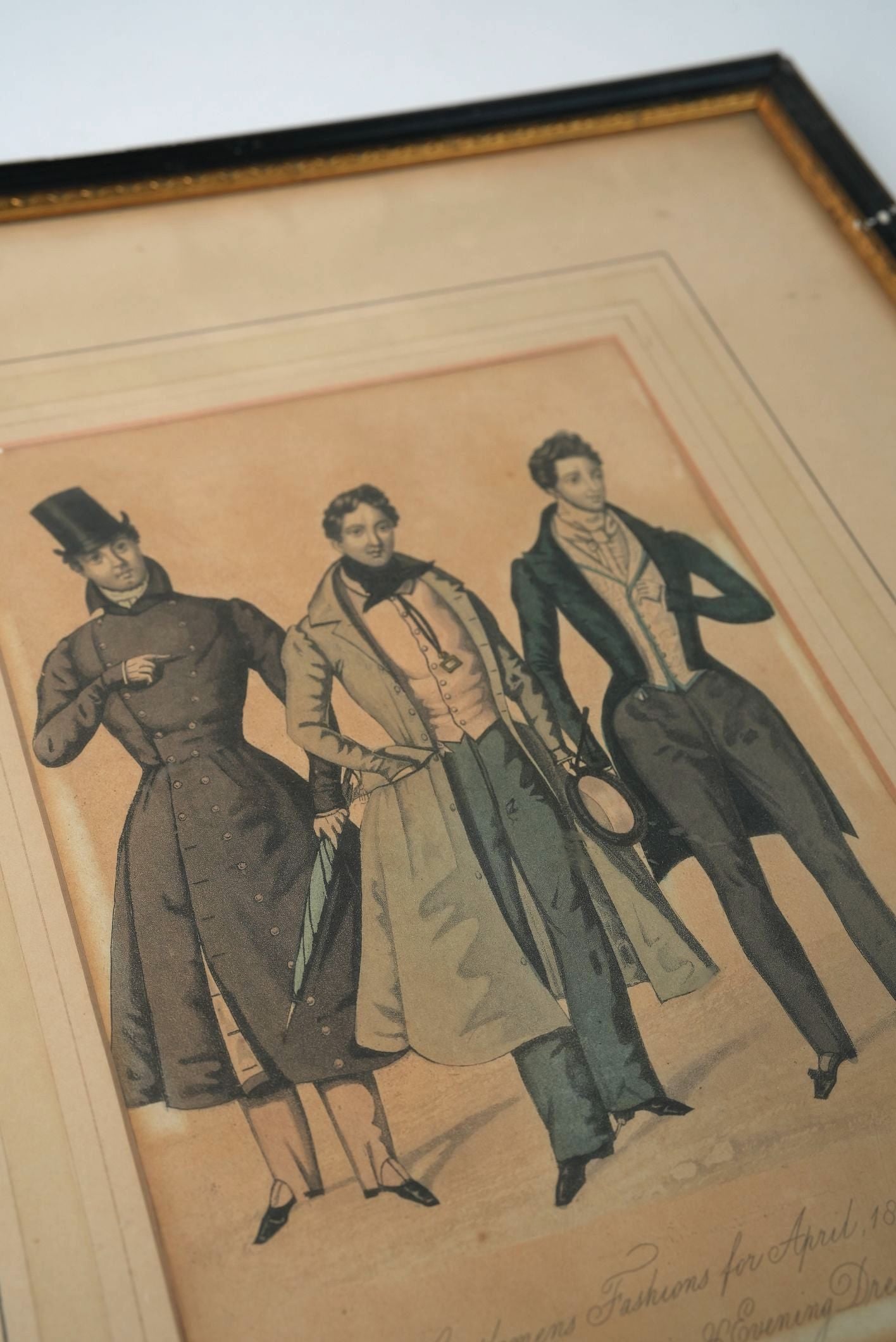 Gentlemen's Fashion Vintage Art
