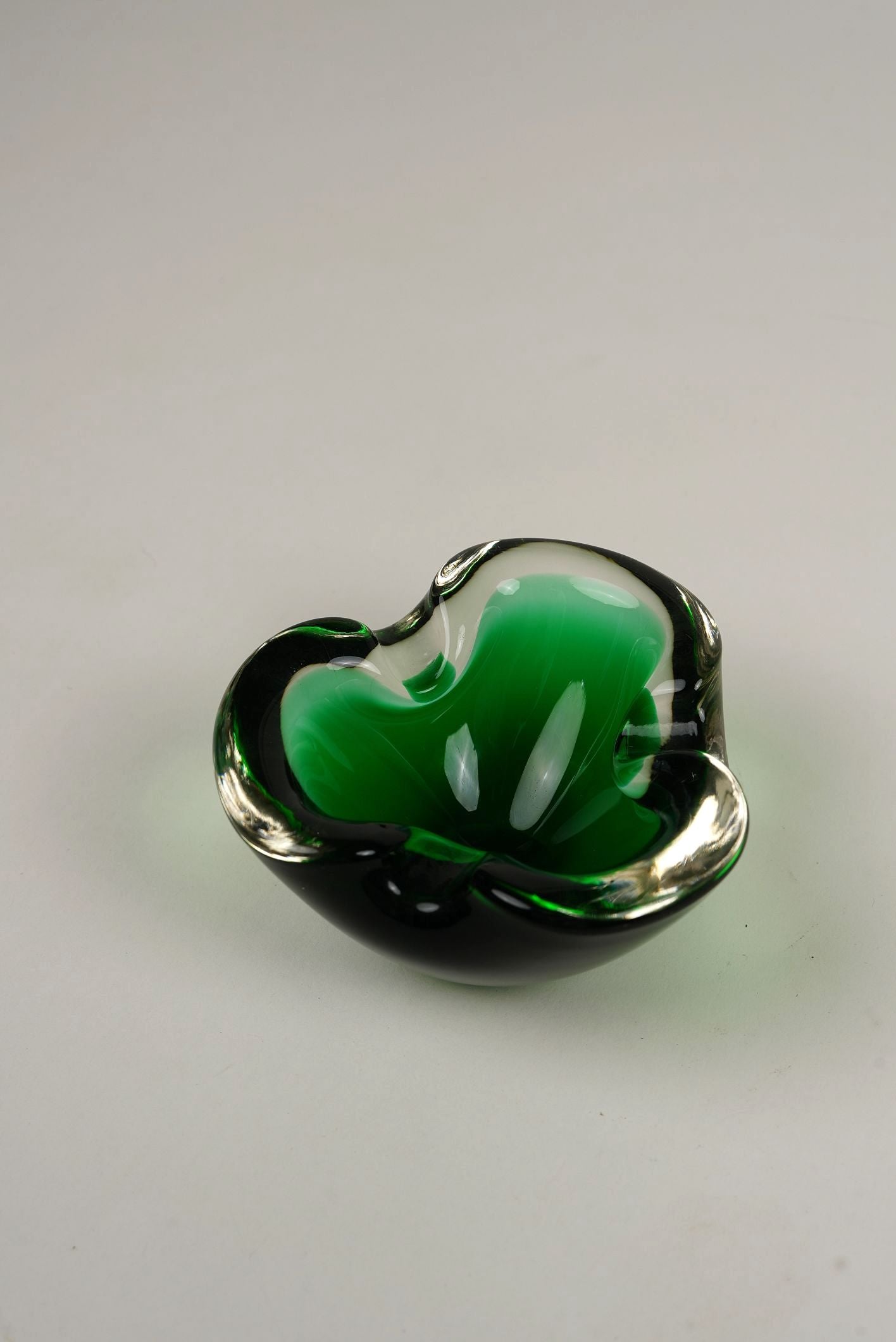 Murano Hand-Blown Glass Ashtray