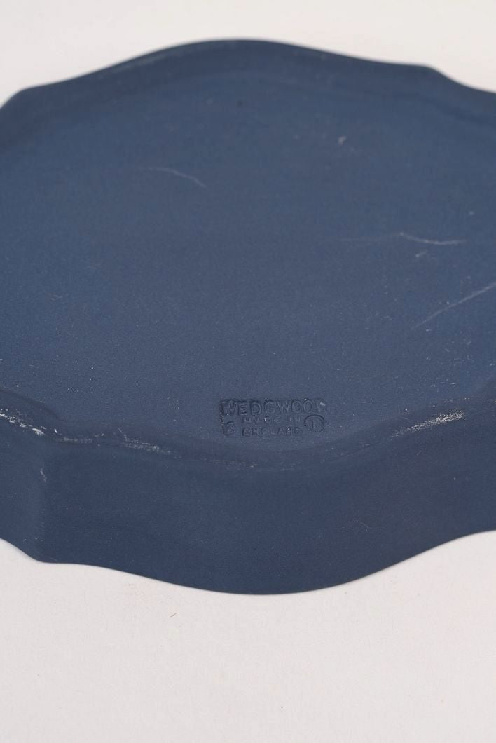 Navy Oval Wedgwood Trinket Plate