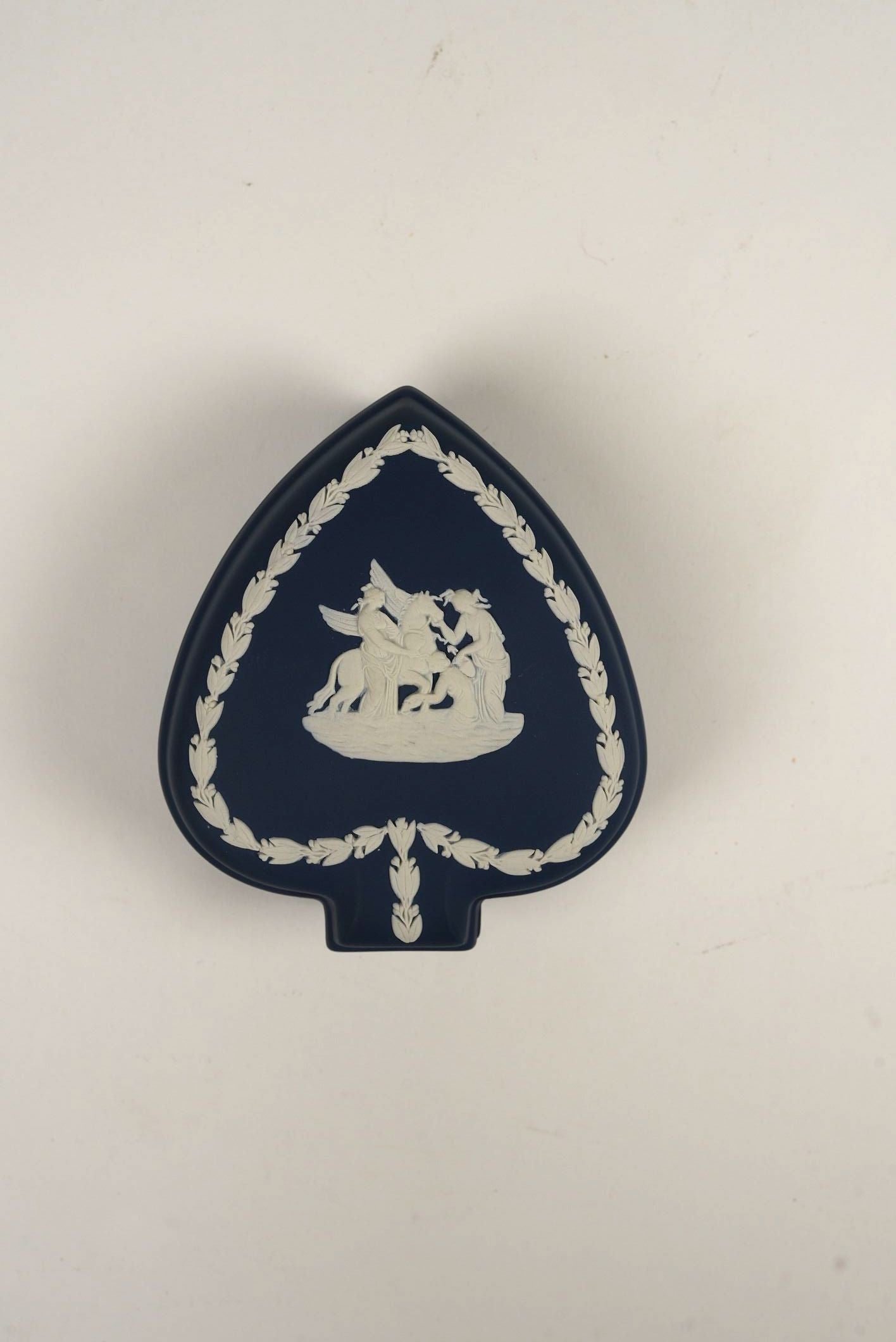 Navy Wedgwood Trinket Box