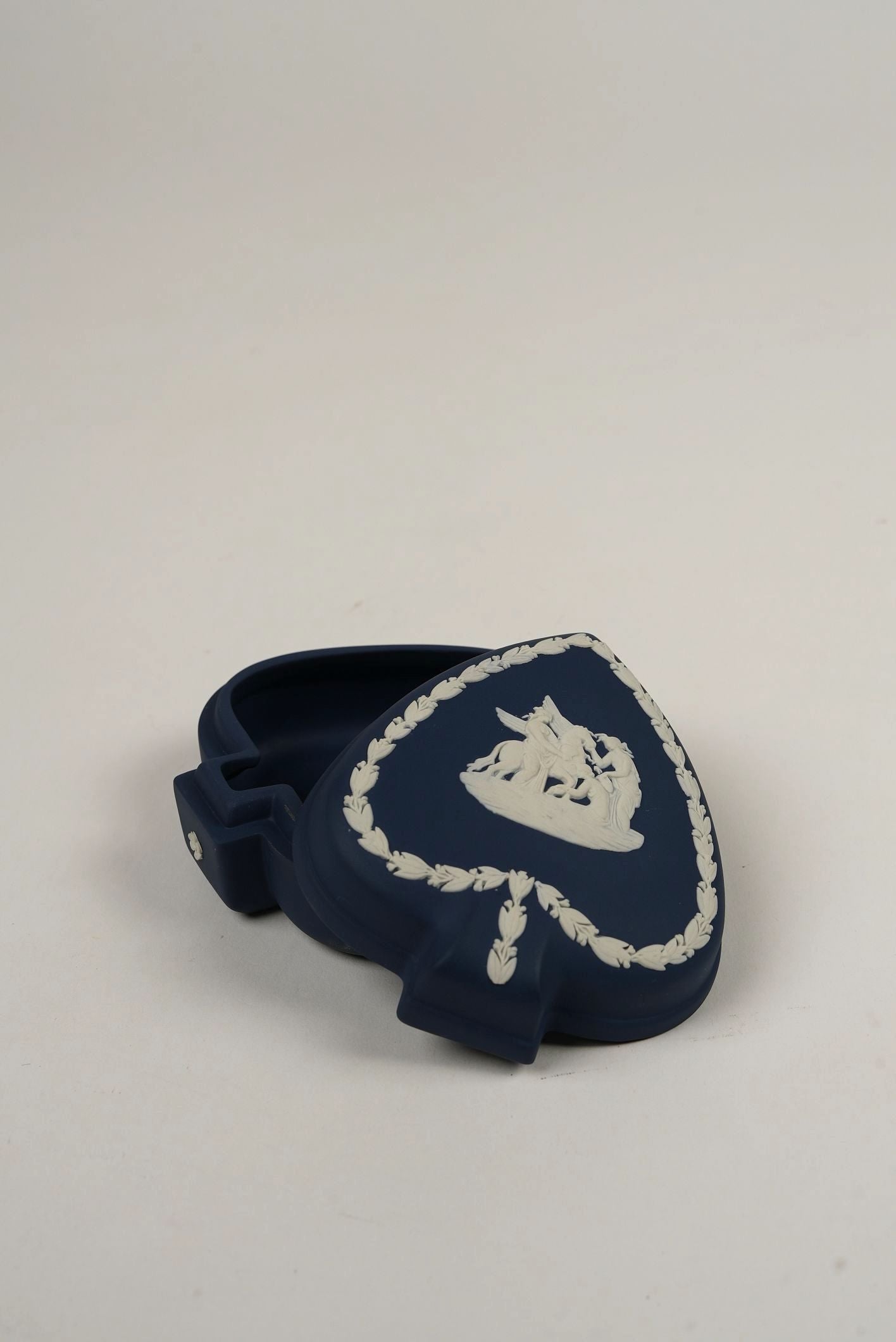 Navy Wedgwood Trinket Box