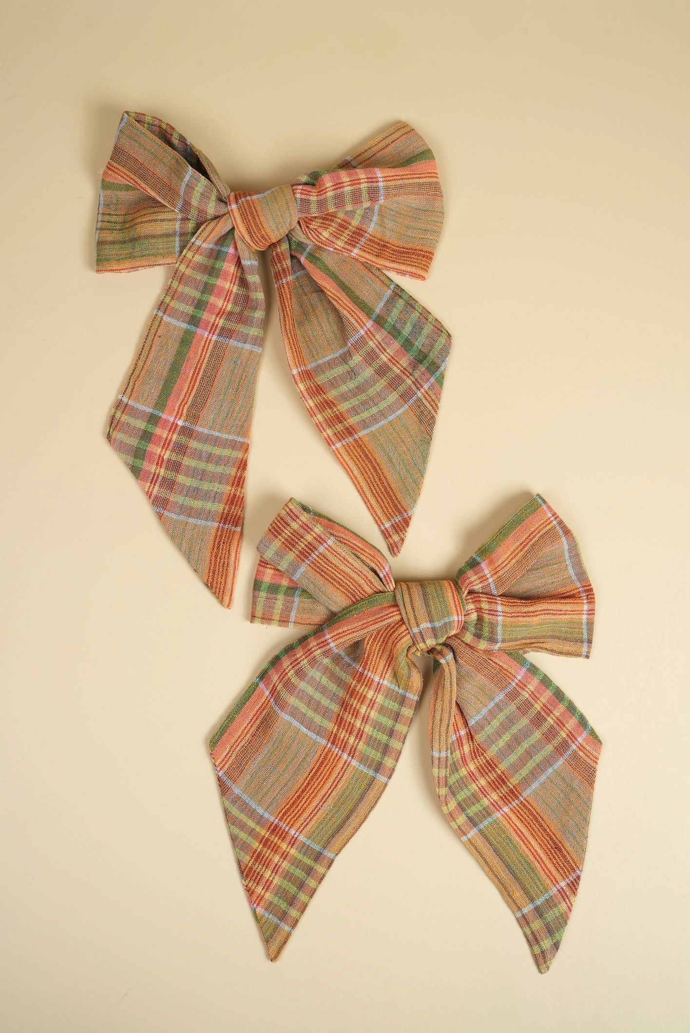 Ochre Festive Bows | Set of 2