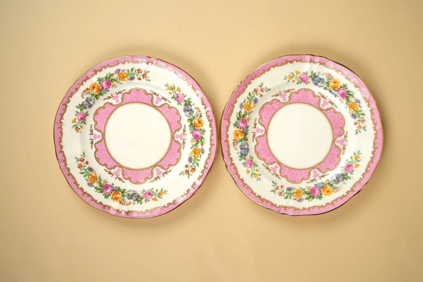 Pink Royal Albert Saucers | Set of 2