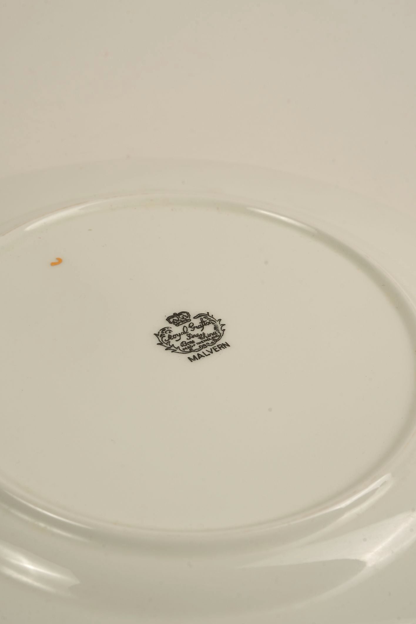 Set of 8 | Royal Grafton 'Malvern' Bone China Floral Dinner Plate with Gilt Trim