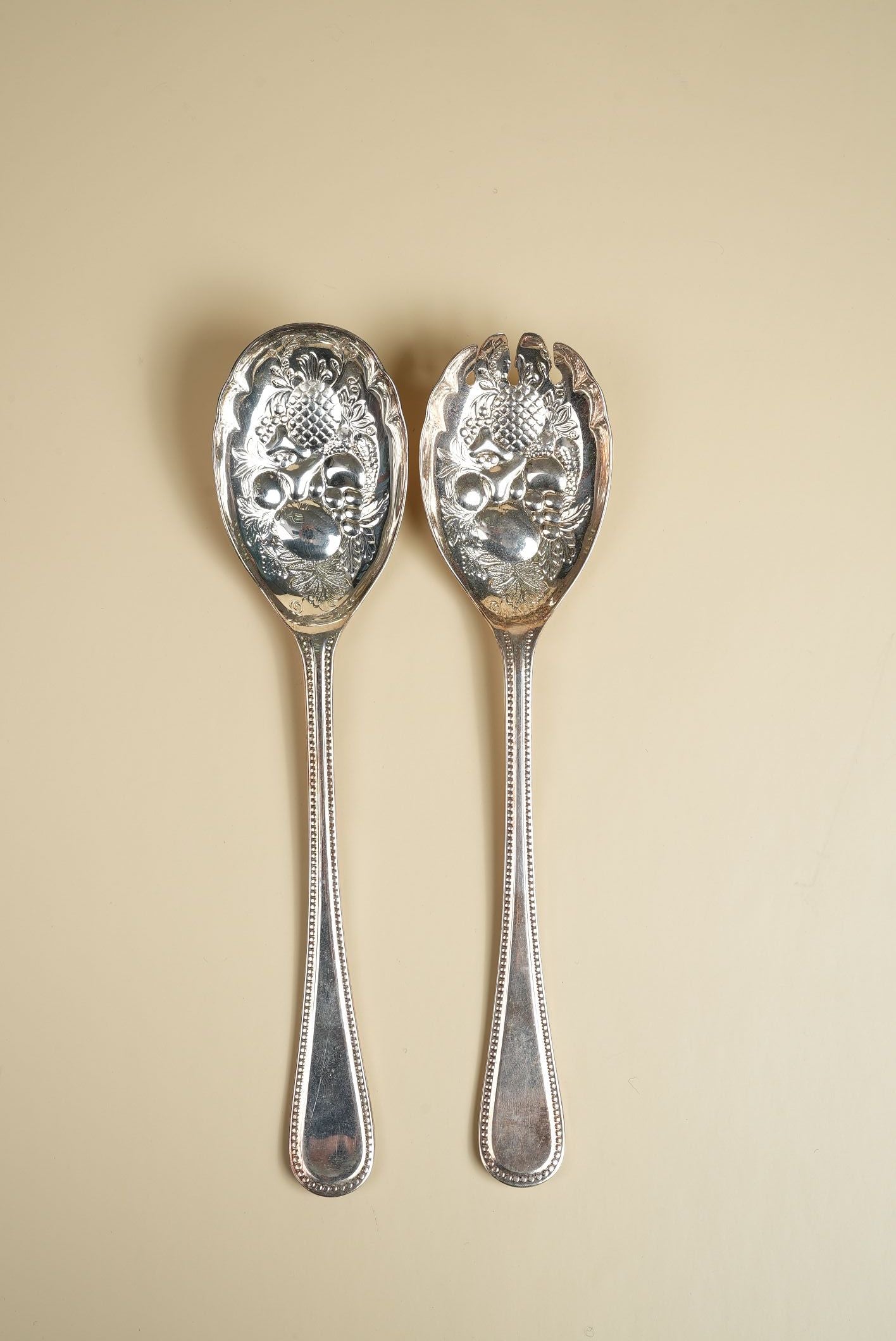 Silver-Plated Salad Serving Set