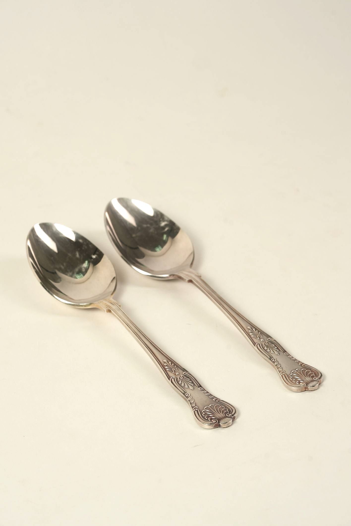 Set of 6 | Vintage Silver-Plated Teaspoons with Ornate Handles