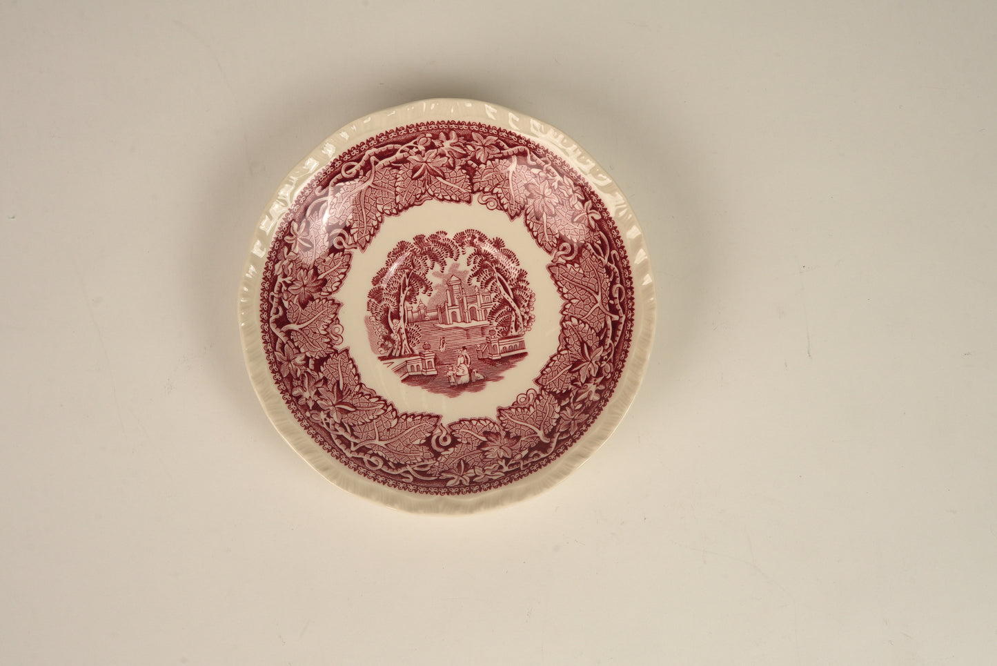 Set of 4 | Antique Mason's Vista Large Tea Cups & Saucers