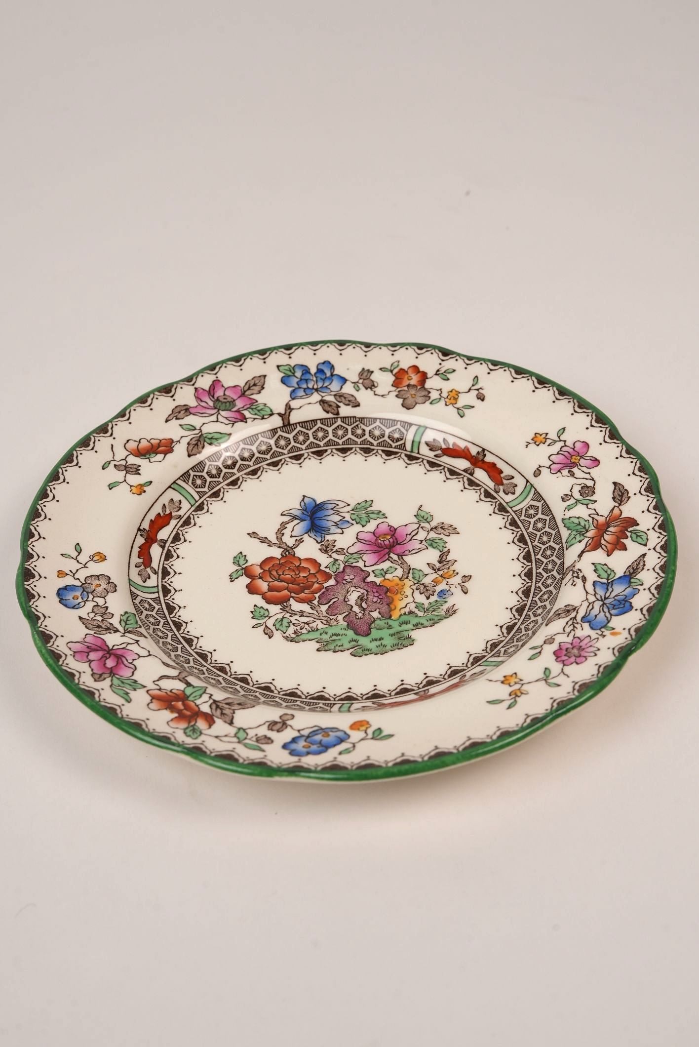 Spode Chinese Rose Dessert Plates | Set of 10