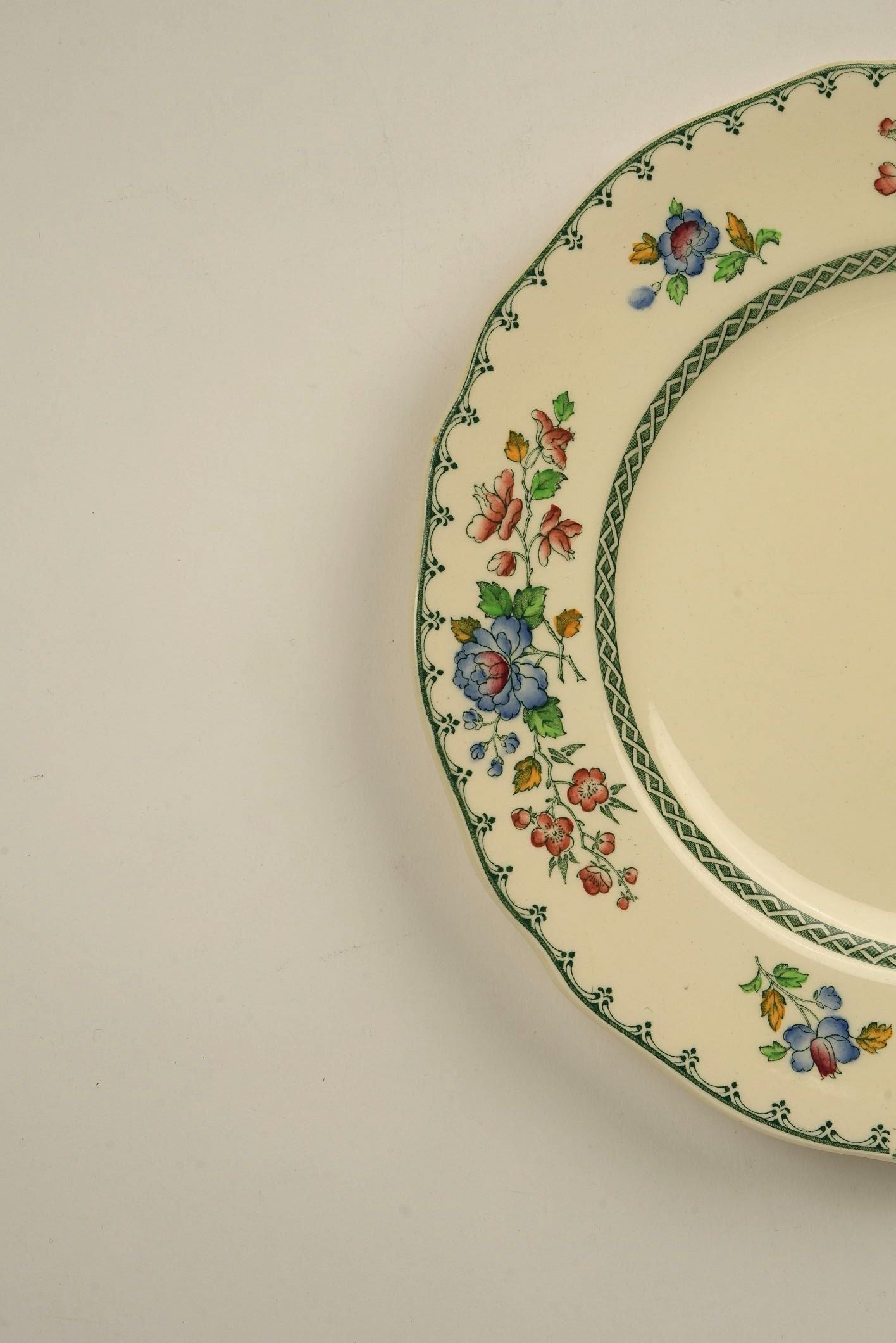 Vintage Copeland Spode 'Royal Jasmine' Dinner Plates | Set of 5