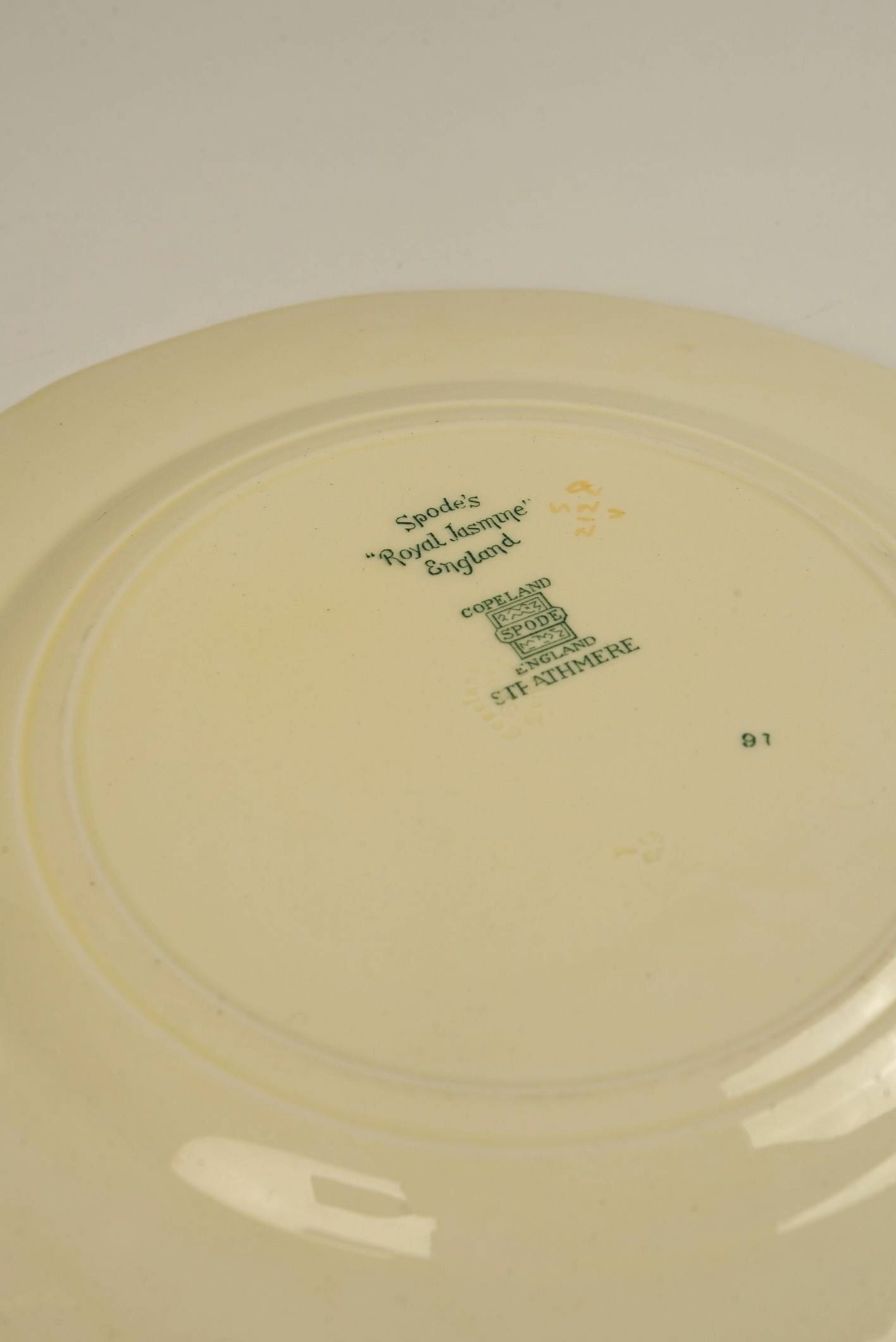 Vintage Copeland Spode 'Royal Jasmine' Dinner Plates | Set of 5