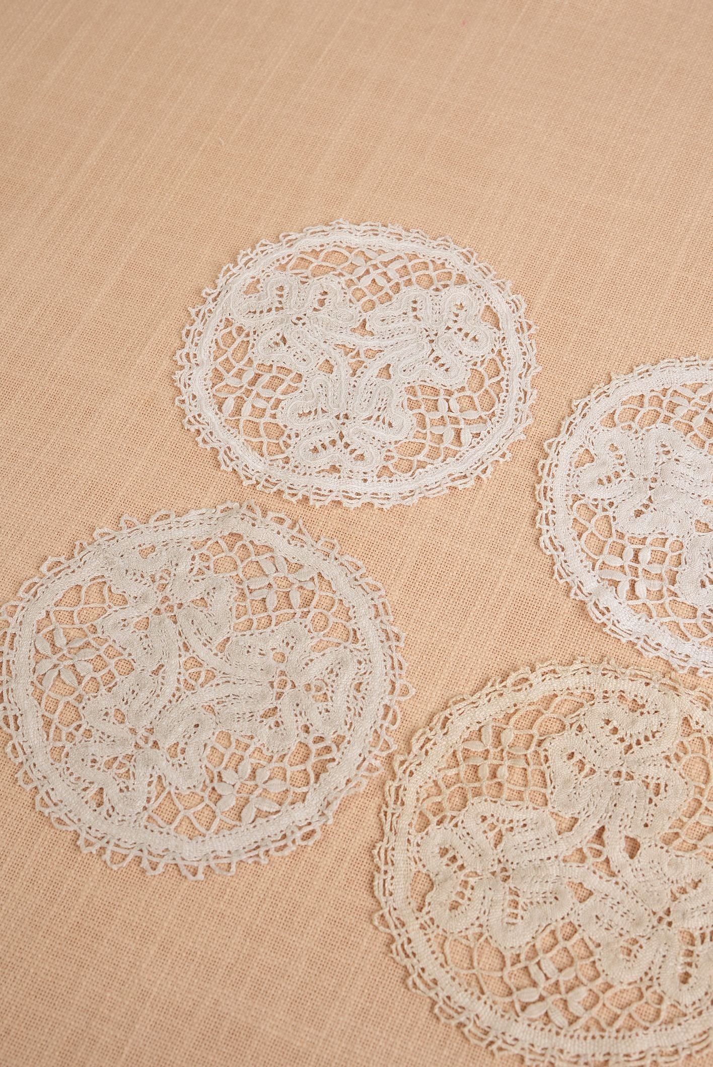 Vintage Crochet Doilies | Set of 4