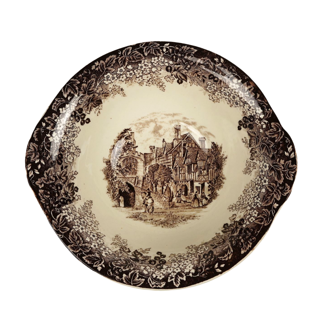 Romantic England 'Warwick West Gate' Vintage Bowl