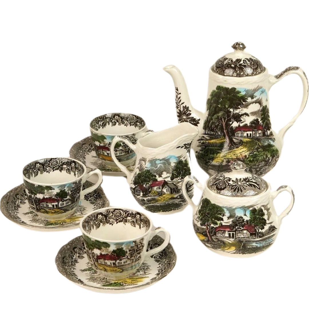 Country Style W.H Grindley & Co Vintage Coffee Service