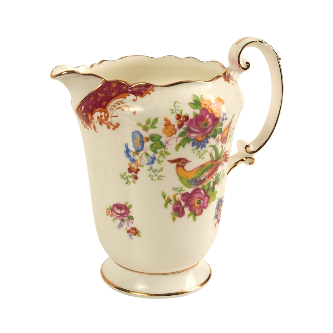 Paragon "Rockingham" Hand-Painted Bone China Creamer