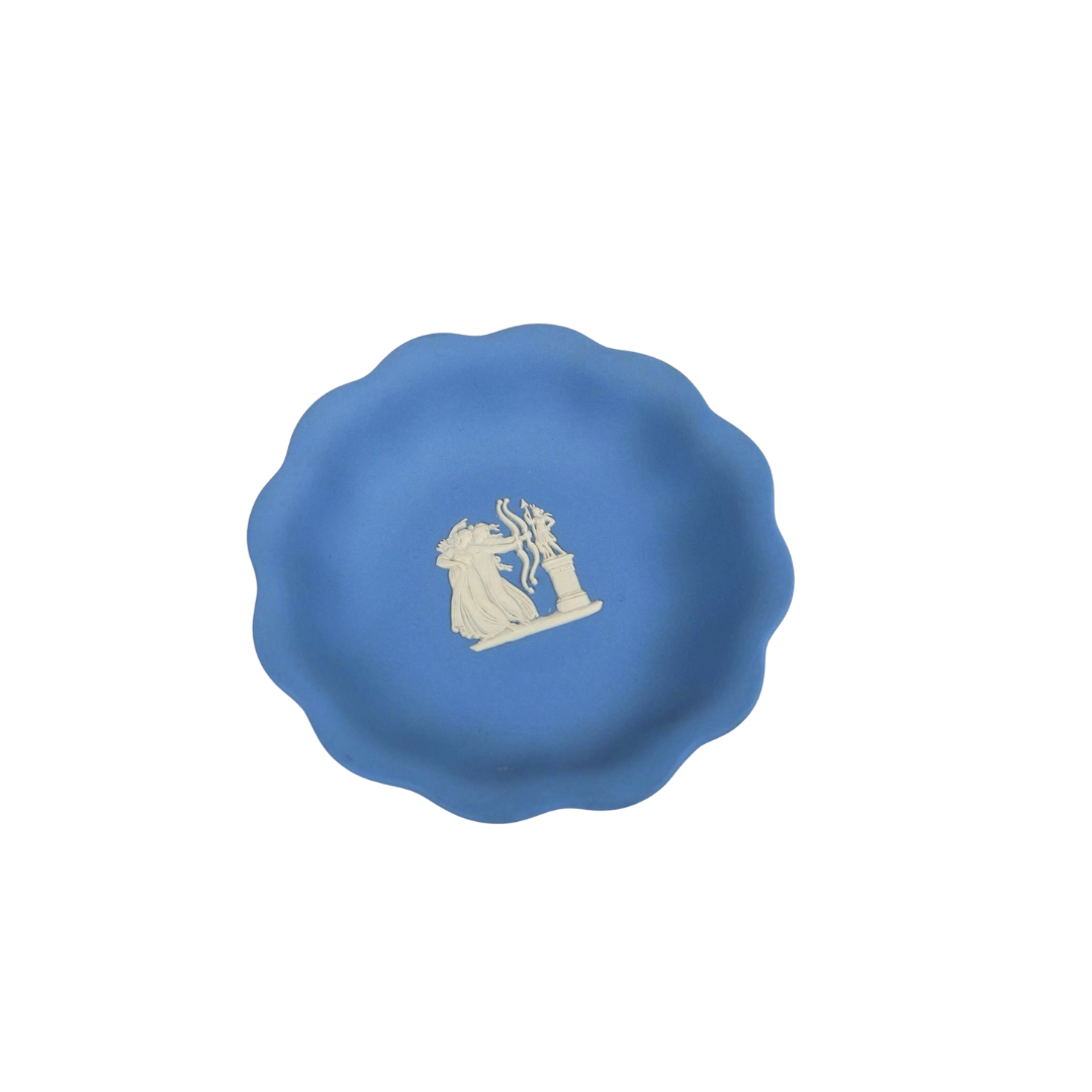 Scalloped Jasperware Wedgwood Trinket Dish