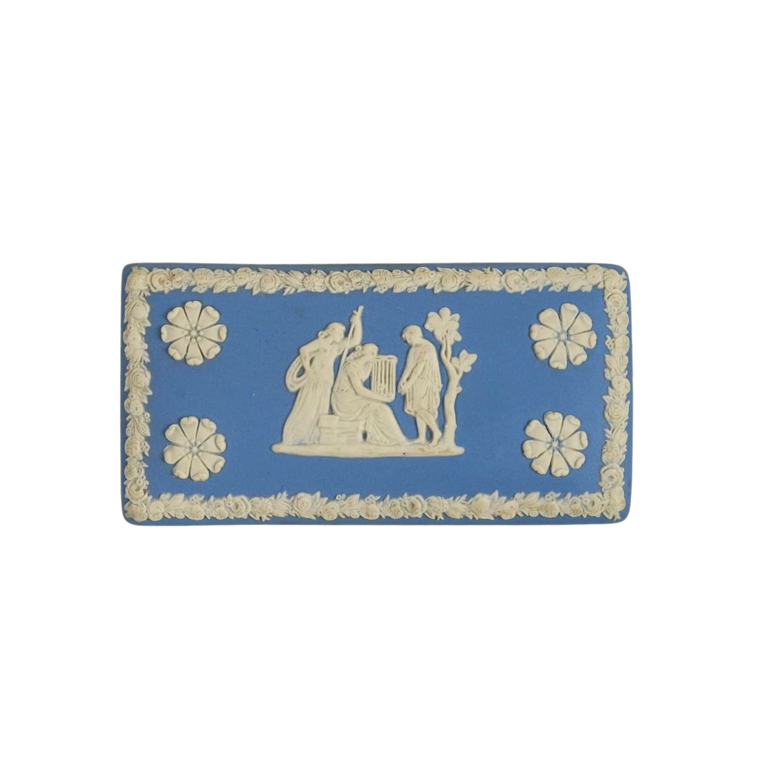 Jasperware Wedgwood Rectangular Trinket Box