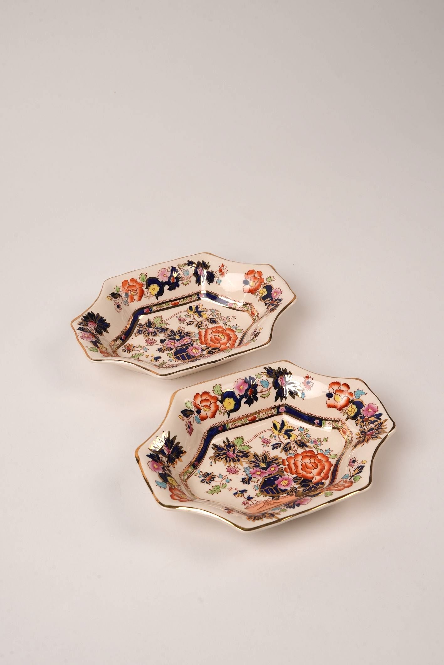Octagonal Mason's Ironstone Mandarin Dish