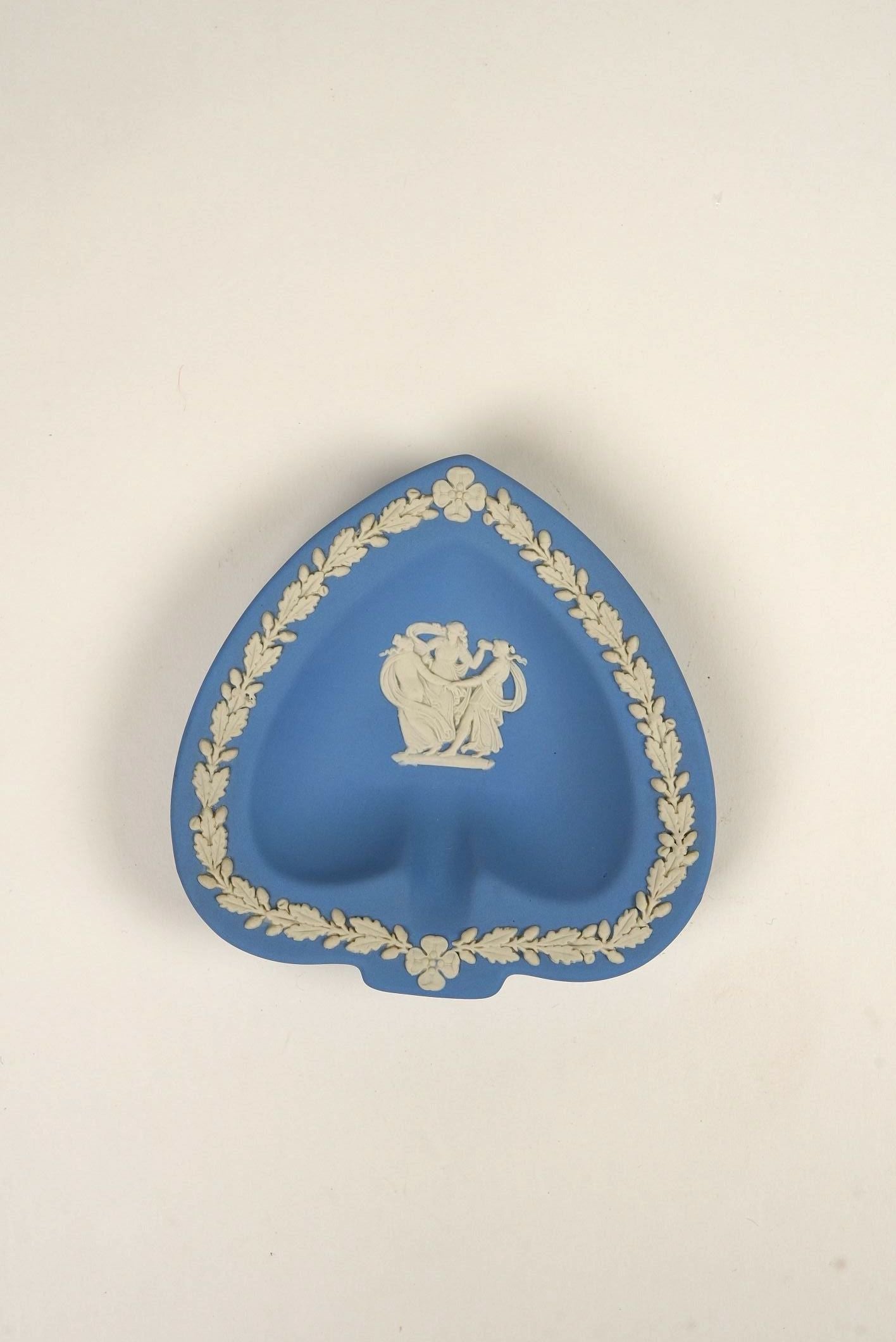 Jasperware Wedgwood Spade-Shaped Trinket Dish