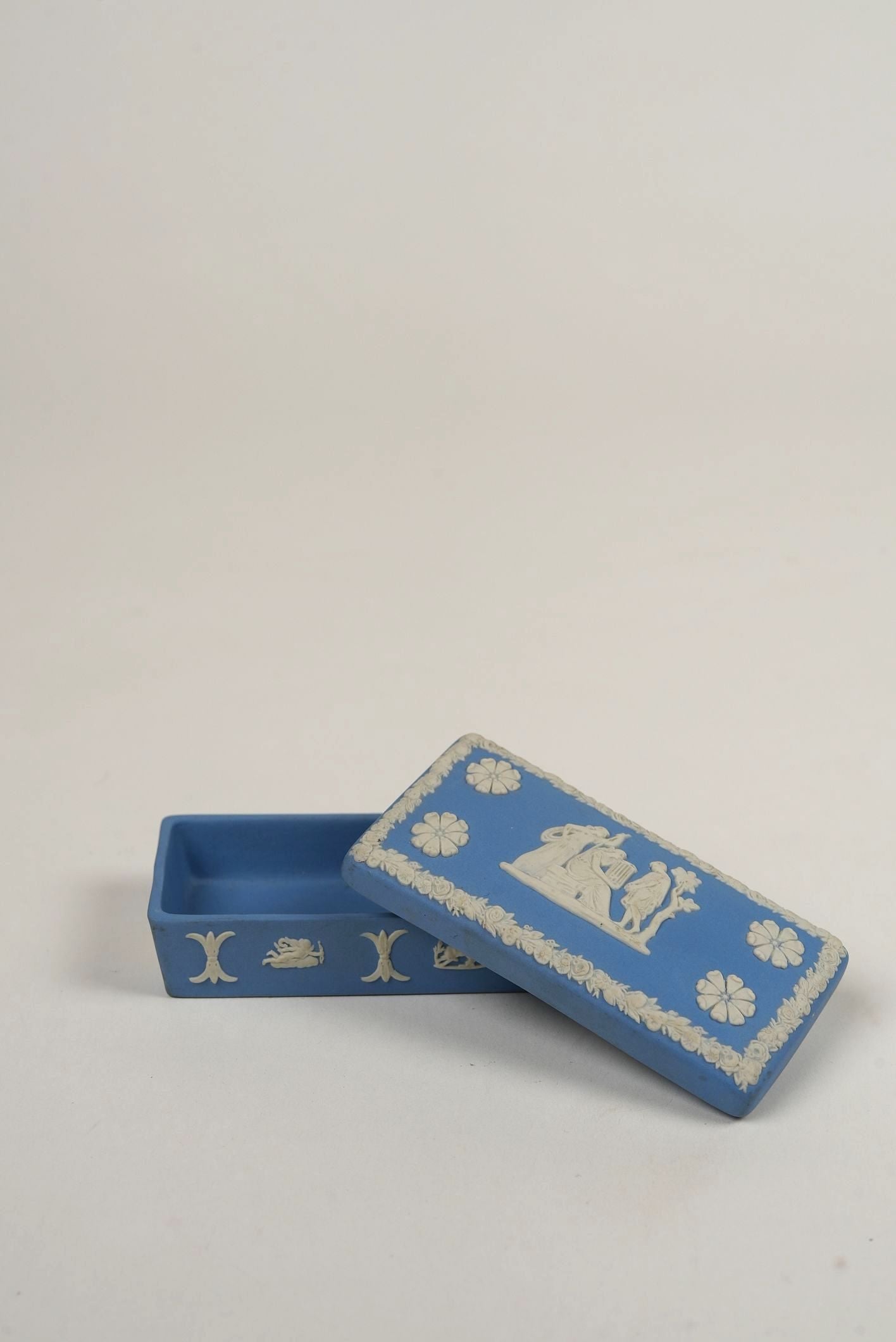 Jasperware Wedgwood Rectangular Trinket Box