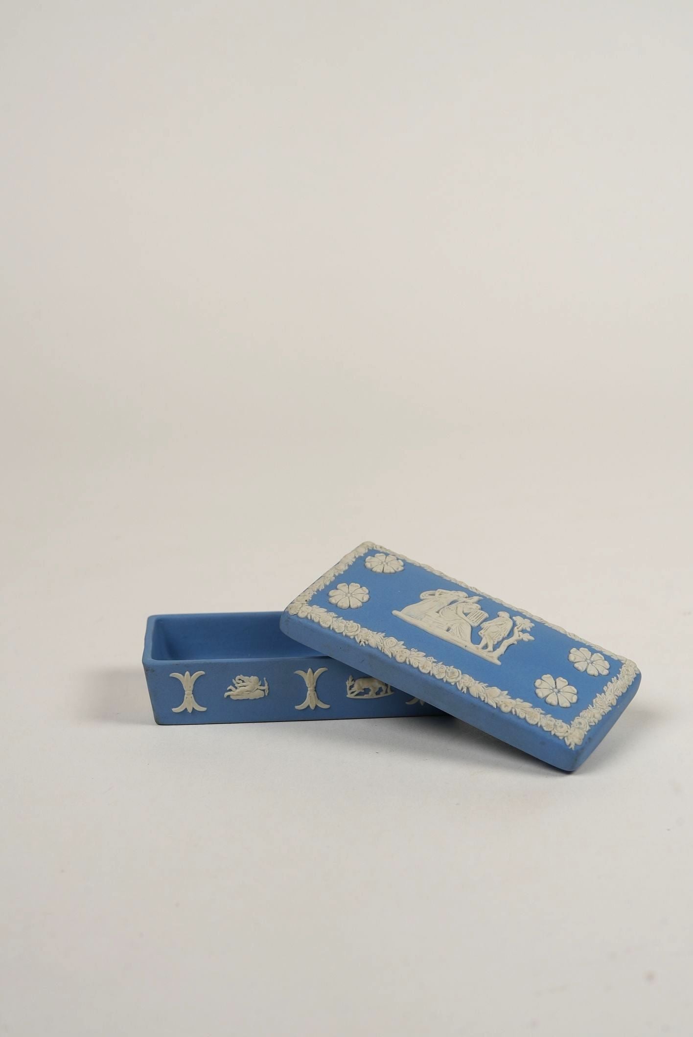Jasperware Wedgwood Rectangular Trinket Box