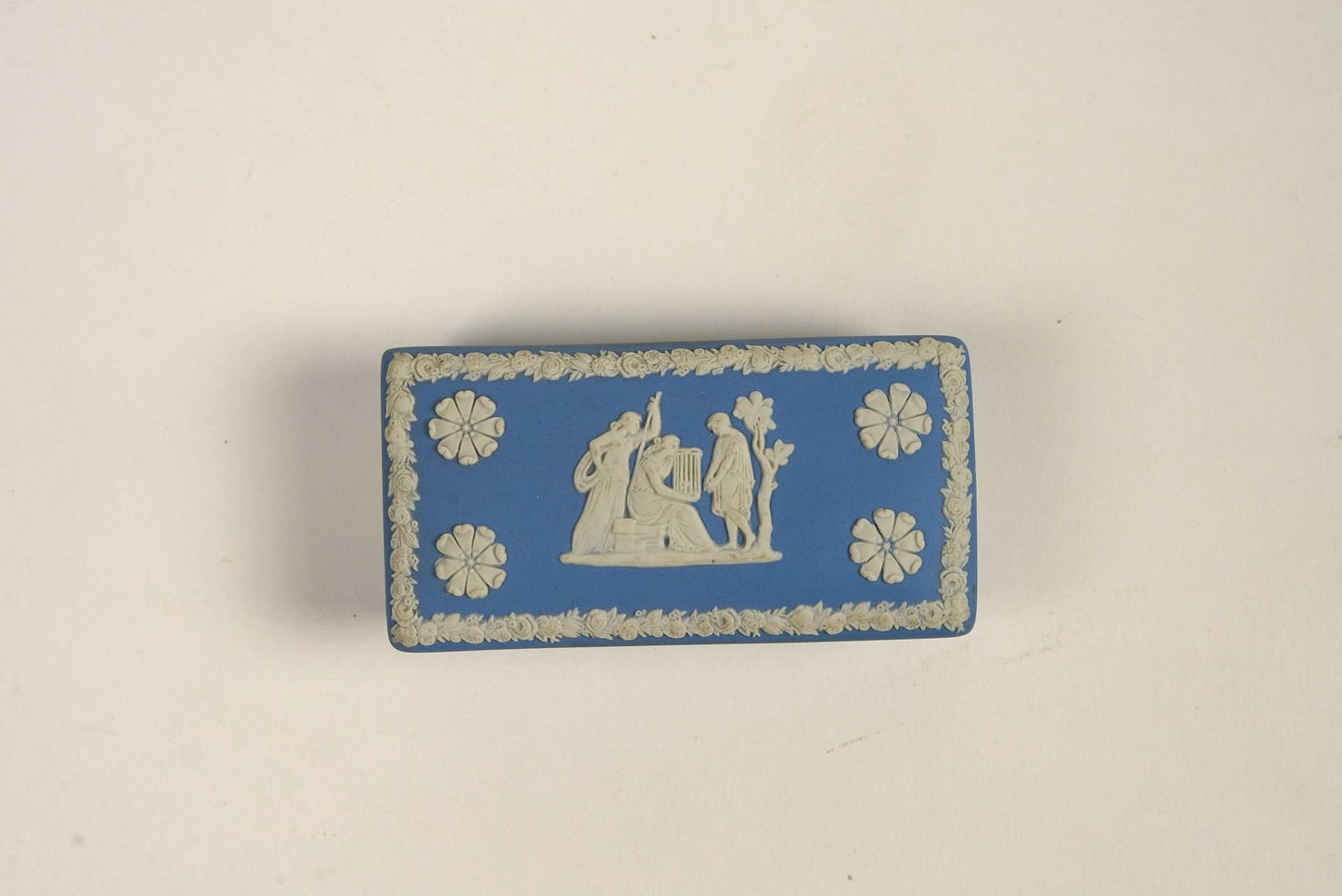 Jasperware Wedgwood Rectangular Trinket Box