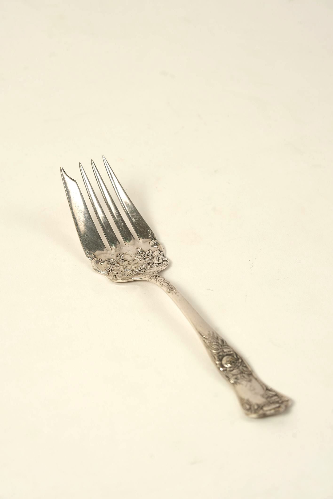 Antique Rosalie Serving Fork