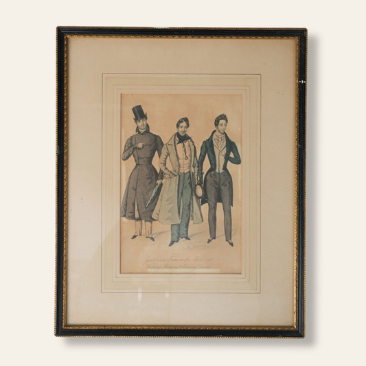 Gentlemen's Fashion Vintage Art