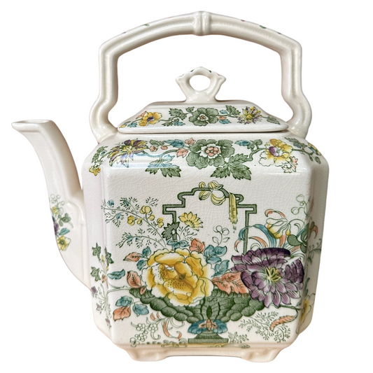 Mason's Ironstore Strathmore Green Teapot