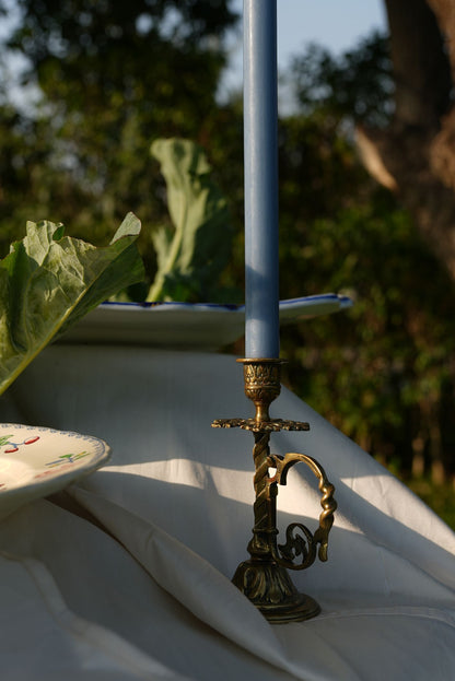 1870s Antique Candle Stands With Holders | Set of 2