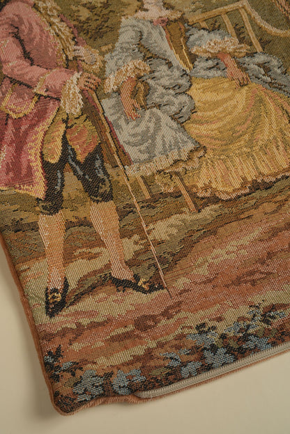 French Pastoral Tapestry Cushion Cover