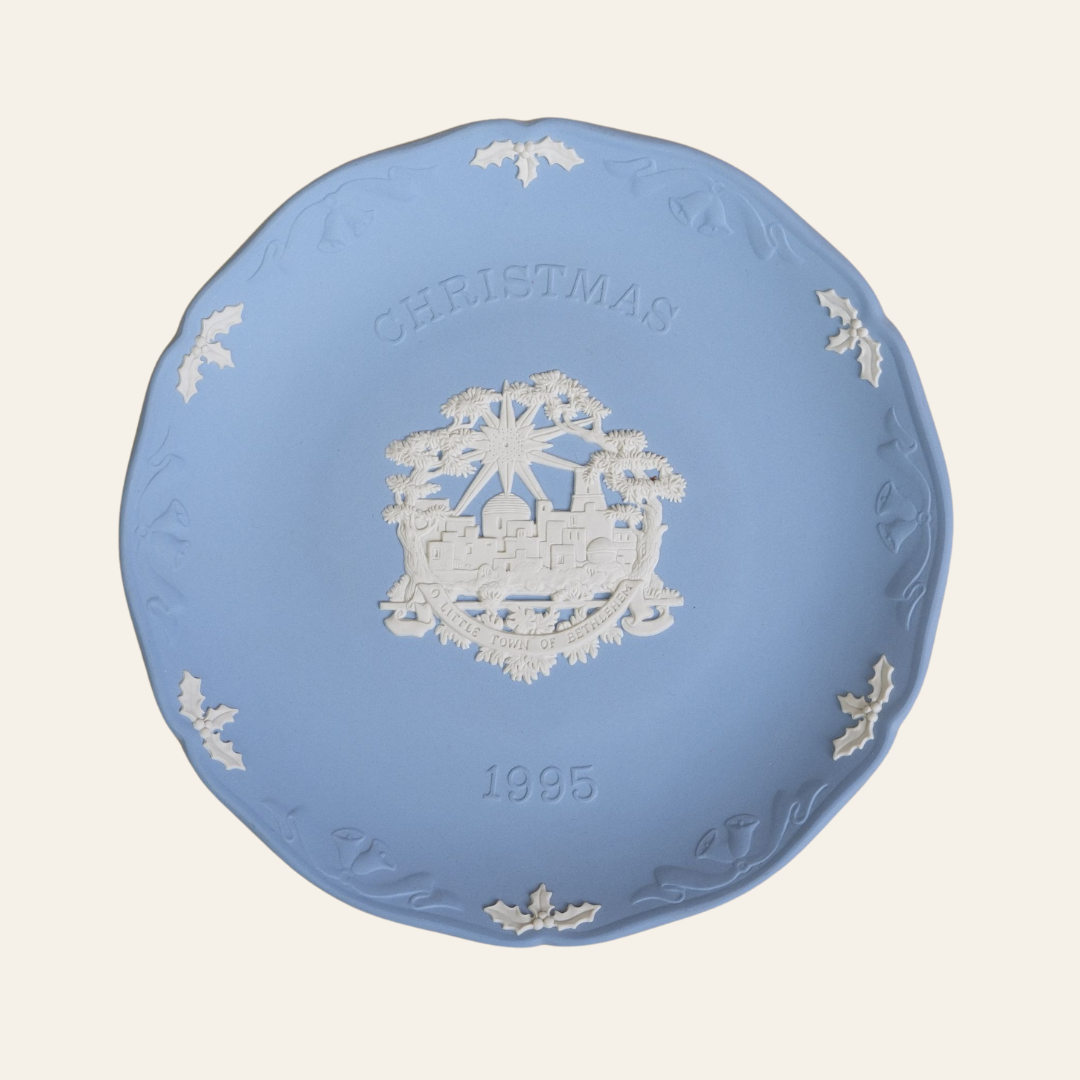 Jasperware Wedgwood Christmas Plate