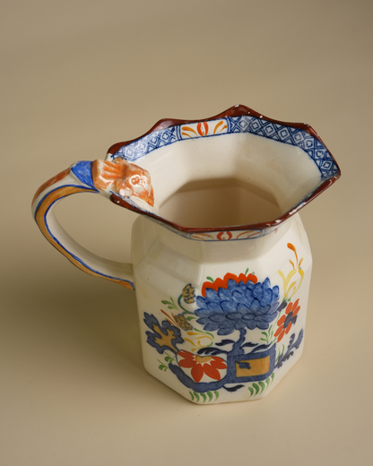 Mason's Ironstone Jardiniere Pattern Jug, Octagonal